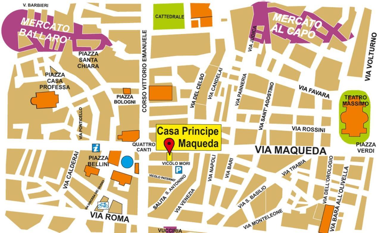 Casa Principe Maqueda Apartment Palermo Bagian luar foto